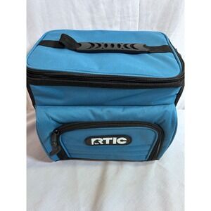 RTIC Soft Cooler Bag Small Blue Insulated Lunch Box Travel Mens